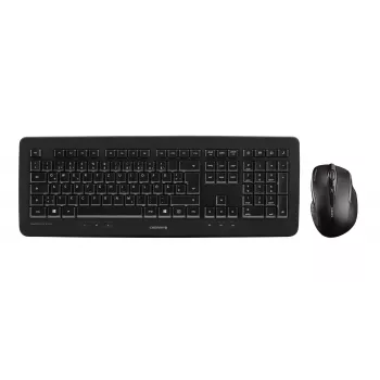 CHERRY DW 5100 -näppäimistö ja hiiri sisältyy yleiskäyttöön RF langaton US English musta