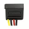 StarTech.com 15 cm 4-pin LP4 - SATA virtakaapelisovitin, Molex (4-pin), SATA 15-pin, 0,152 m, urosliitin, suora, suora