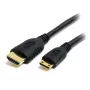 StarTech.com 50 cm Mini-HDMI - HDMI kaapeli Ethernetillä – 4K 30 Hz High-Speed Mini-HDMI - HDMI sovitinkaapeli – Mini-HDMI Type-C laite HDMI-näyttöön/displayhin – kestävä videomuunninkaapeli