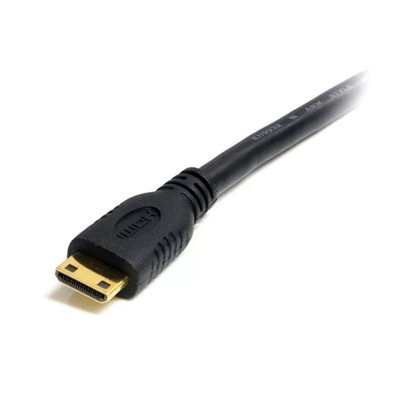 StarTech.com 50 cm Mini-HDMI - HDMI kaapeli Ethernetillä – 4K 30 Hz High-Speed Mini-HDMI - HDMI sovitinkaapeli – Mini-HDMI Type-C laite HDMI-näyttöön/displayhin – kestävä videomuunninkaapeli