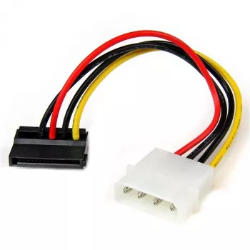 StarTech.com 6 in 4-pin LP4 - vasemmalle kulma SATA virtakaapelisovitin
