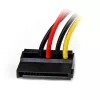 StarTech.com 6 in 4-pin LP4 - vasemmalle kulma SATA virtakaapelisovitin