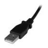 StarTech.com 2 m Micro-USB kaapeli - A - kulma Micro-B, 2 m, USB A, Micro-USB B, USB 2.0, 0,48 Gbit/s, musta