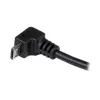 StarTech.com 2 m Micro-USB kaapeli - A - kulma Micro-B, 2 m, USB A, Micro-USB B, USB 2.0, 0,48 Gbit/s, musta