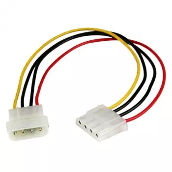 StarTech.com 12 in LP4 virtajohdon jatko - M/F, Molex (4-pin), Molex (4-pin), 0,304 m, urosliitin, naarasliitin, suora