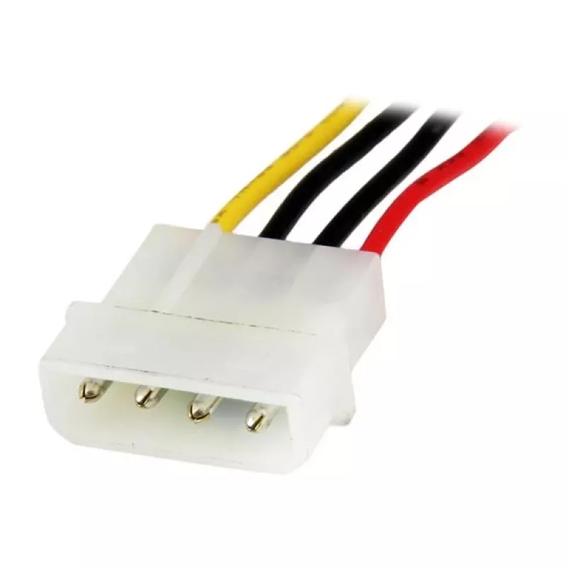 StarTech.com 12 in LP4 virtajohdon jatko - M/F, Molex (4-pin), Molex (4-pin), 0,304 m, urosliitin, naarasliitin, suora
