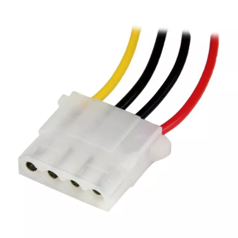 StarTech.com 12 in LP4 virtajohdon jatko - M/F, Molex (4-pin), Molex (4-pin), 0,304 m, urosliitin, naarasliitin, suora