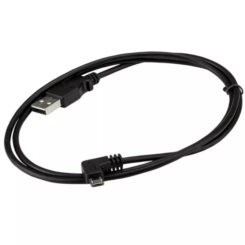 StarTech.com Micro-USB lataus- ja synkronointikaapeli M/M - kulma Micro-USB - 30/24 AWG - 1 m (3 ft.)
