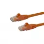 StarTech.com 50 cm CAT6 Ethernet-kaapeli – oranssi CAT 6 gigabit Ethernet-kaapeli – 250 MHz 100 W PoE RJ45 UTP verkko-/patch-kaapeli ilman lukituskieltä vedonpoistolla yksittäin testattu