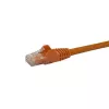 StarTech.com 50 cm CAT6 Ethernet-kaapeli – oranssi CAT 6 gigabit Ethernet-kaapeli – 250 MHz 100 W PoE RJ45 UTP verkko-/patch-kaapeli ilman lukituskieltä vedonpoistolla yksittäin testattu