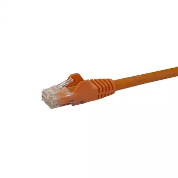 StarTech.com 50 cm CAT6 Ethernet-kaapeli – oranssi CAT 6 gigabit Ethernet-kaapeli – 250 MHz 100 W PoE RJ45 UTP verkko-/patch-kaapeli ilman lukituskieltä vedonpoistolla yksittäin testattu