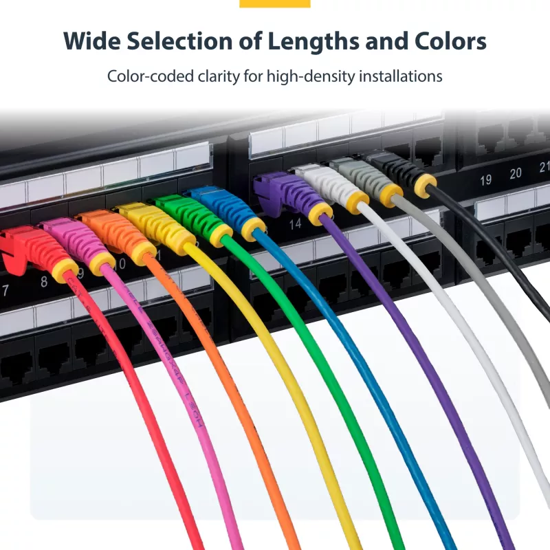 StarTech.com 0,5 m CAT6-kaapeli – ohut – snagless RJ45-liittimet – sininen