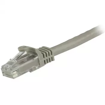 StarTech.com N6PATC150CMGR CAT6 Ethernet-kytkentäkaapeli 1,5 m, 10 Gigabit, 650 MHz, 100 W PoE, Snagless RJ45, UTP, 24 AWG, harmaa