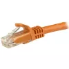 StarTech.com N6PATC150CMOR CAT6 Ethernet-kytkentäkaapeli, 1,5 m, UTP, takertumaton RJ45, 24AWG, 100W PoE, oranssi