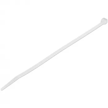 StarTech.com 8 tuumaa (20 cm) kaapelinsidonta – 1/8 tuumaa (4 mm) leveä, 2-1/8 tuumaa (55 mm) nipun halkaisija, 50 lb (22 kg) vetolujuus, itselukittuvat nailonkaapelinsiteet taivutetulla kärjellä – 94V-2/UL-hyväksytty, 1000 kpl pakkaus – valkoinen