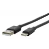 Mobilis 020013 Energia USB-A – USB-C -kaapeli, 1 m, musta
