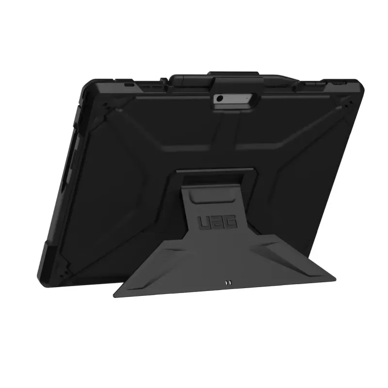 Urban Armor Gear UAG Metropolis SE 324015114040 suojakotelo Microsoft Surface Pro 9/10/11 -tabletille, jalustalla ja olkahihnalla, musta