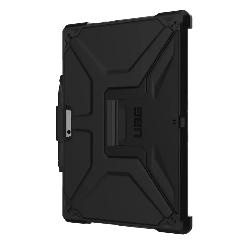 Urban Armor Gear UAG Metropolis SE 324015114040 suojakotelo Microsoft Surface Pro 9/10/11 -tabletille, jalustalla ja olkahihnalla, musta