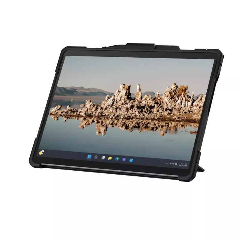 Urban Armor Gear UAG Metropolis SE 324015114040 suojakotelo Microsoft Surface Pro 9/10/11 -tabletille, jalustalla ja olkahihnalla, musta