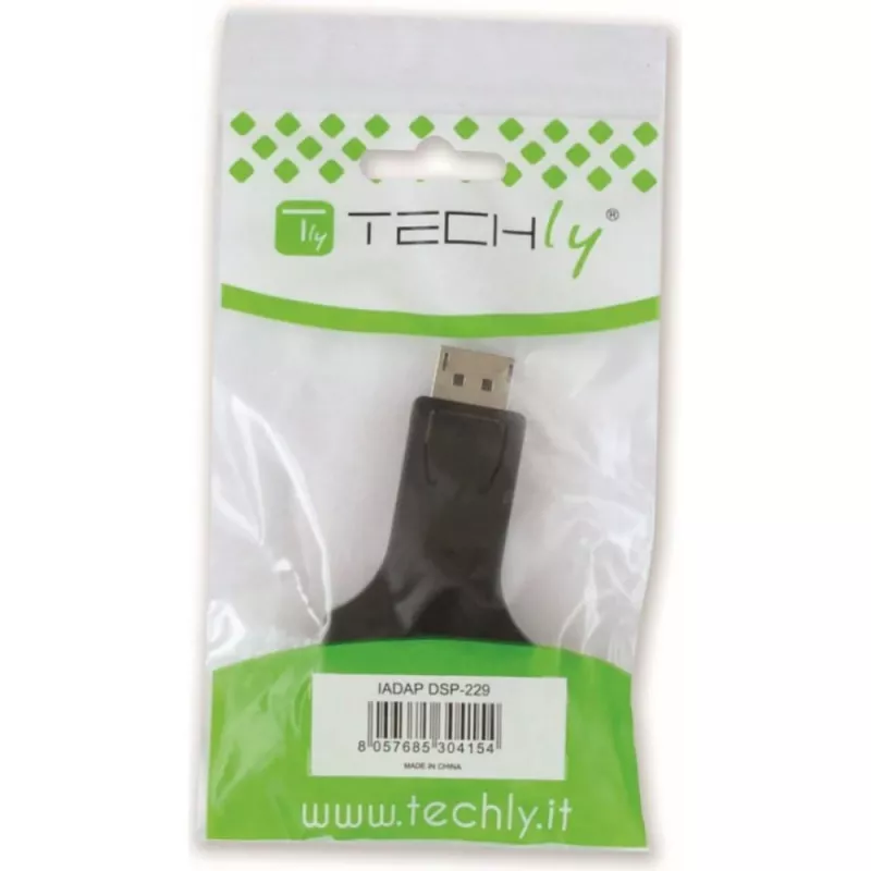 Techly DisplayPort-sovitin DP uros DVI-I 24 + 5 naaras IADAP DSP-229
