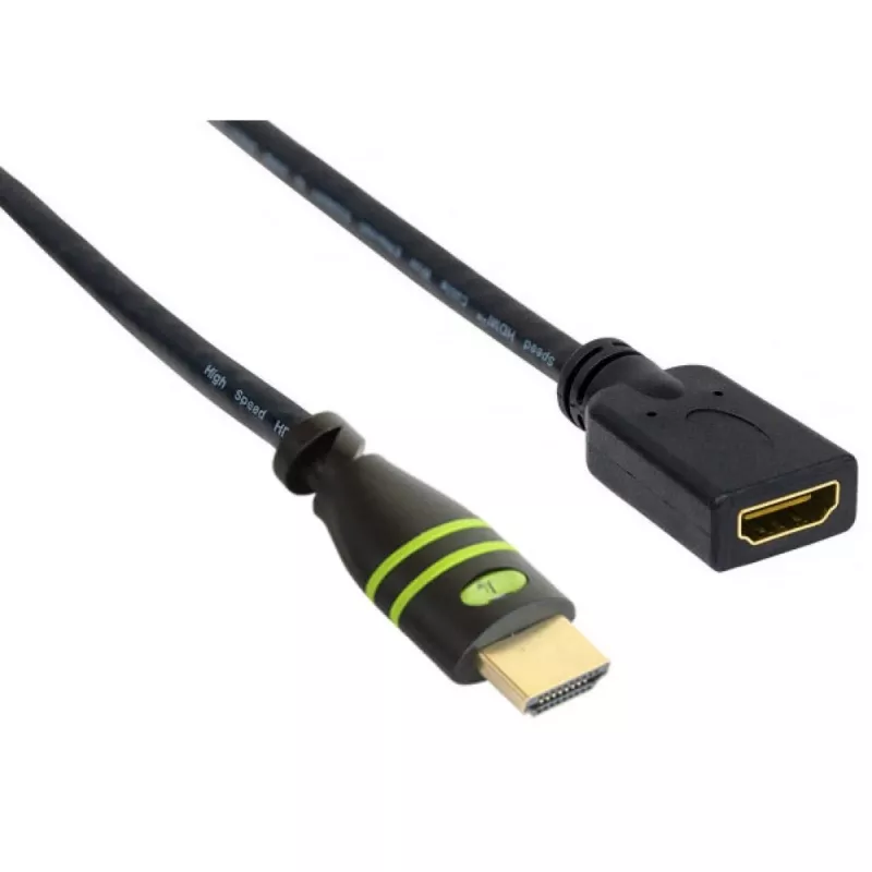 Techly ICOC-HDMI-4-EXT018 High Speed -HDMI-jatkojohto Ethernetillä