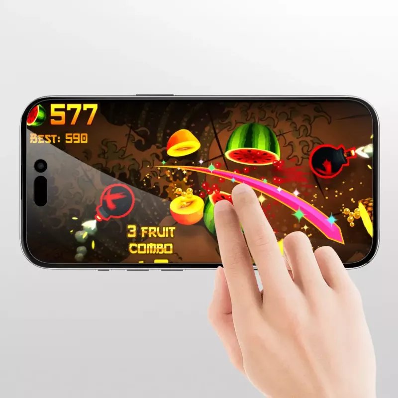 4smarts 541197 näytönsuojakalvo Apple iPhone 16 karkaistu lasi