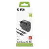 SBS TEKITTRTC15W yleislaturi musta AC pikalataus