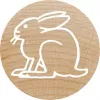 Pyöreä leima Colop 165225 kumi puu 3 cm halkaisija