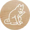 Pyöreä leima Colop 165225 kumi puu 3 cm halkaisija