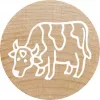 Pyöreä leima Colop 165225 kumi puu 3 cm halkaisija