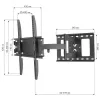 Techly ICA-PLB 148M TV-seinäteline 139,7 cm (55