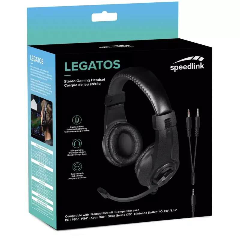 Kuulokkeet SPEEDLINK LEGATOS