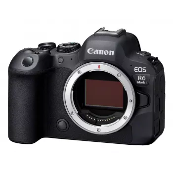 Peilitön kamera Canon EOS R6 Mark II (MILC-kotelo) – 24,2 MP, CMOS, 4K-video, 3 tuuman kosketusnäyttö, Wi‑Fi, 1/8000 s suljin, 0,588 kg, musta