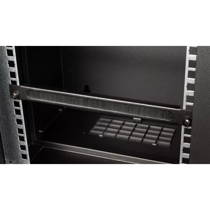 Kaapelinhallintapaneeli EQUIP EZMB-10-B, metalli, musta, 1HE lisävaruste