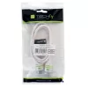 Techly 2 m High Speed HDMI-kaapeli Ethernetillä A/A M/M valkoinen ICOC HDMI-4-020WH