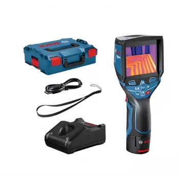 Bosch GTC 400 C Professional kohinaekvivalentti lämpötilaero (NETD) musta, sininen 2000 mAh 160 x 120 pikseliä sisäänrakennettu näyttö
