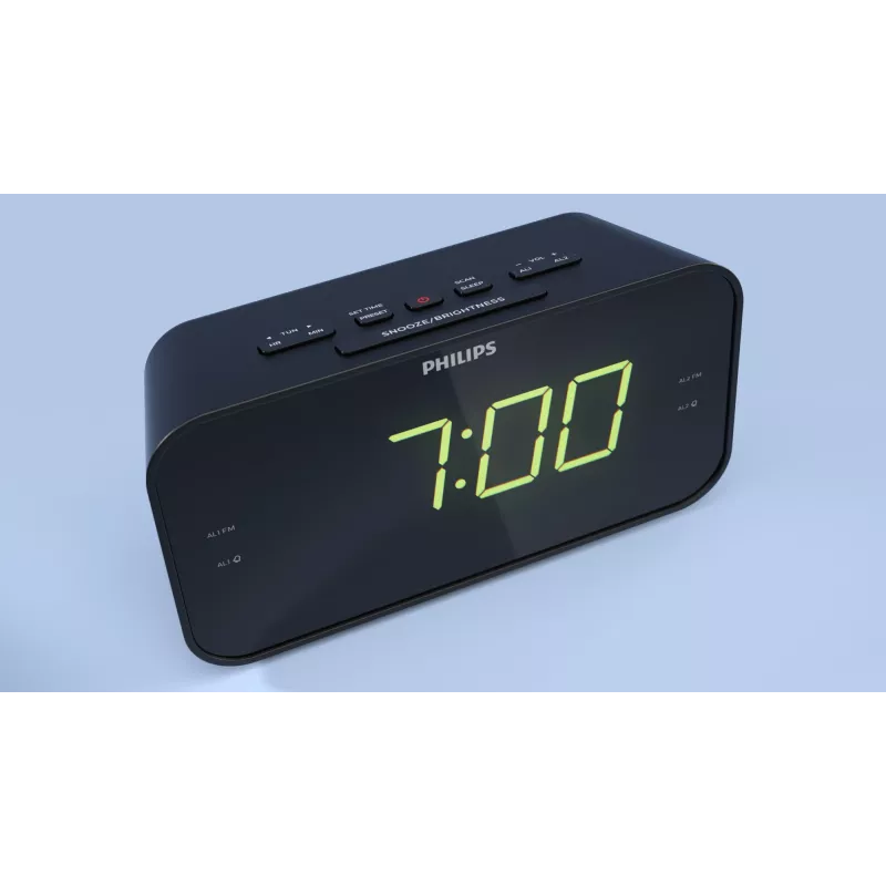 Philips TAR3306/12 herätyskello digitaalinen herätyskello musta