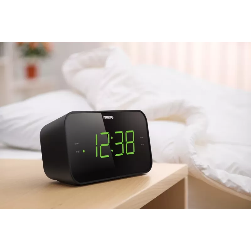 Philips TAR3306/12 herätyskello digitaalinen herätyskello musta