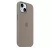 Silikonikuori Apple iPhone 15 MagSafe Clay kuori ruskea