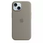 Silikonikuori Apple iPhone 15 MagSafe Clay kuori ruskea
