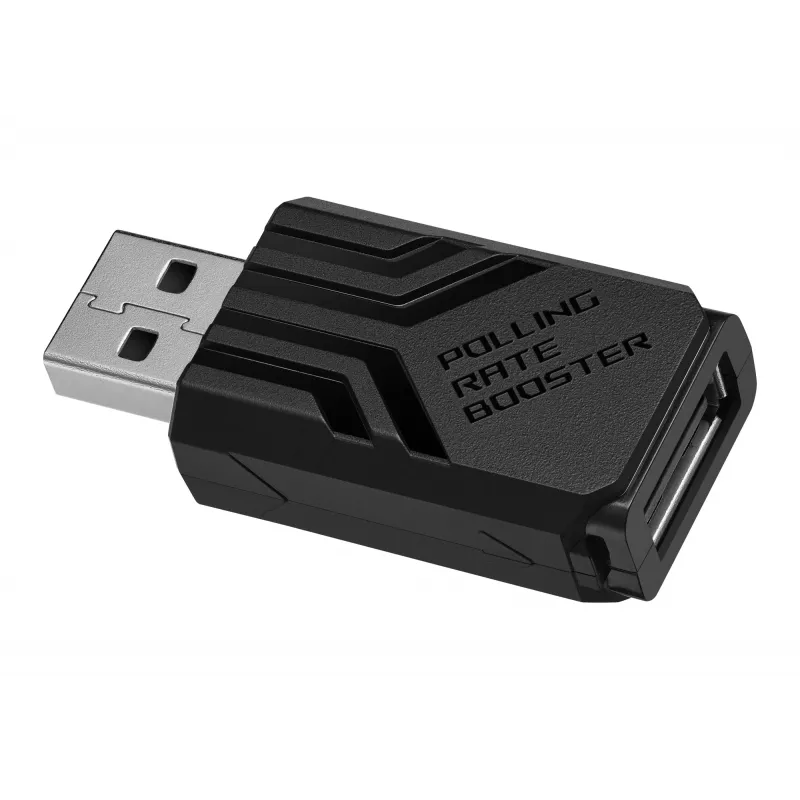 ASUS ROG AC09 90MP03T0-BRUA00 Polling Rate Booster hiirelle ja näppäimistölle, jopa 8000 Hz, musta
