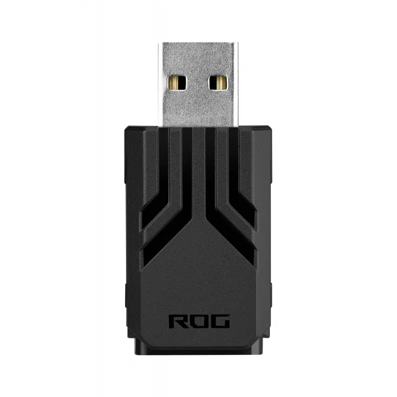 ASUS ROG AC09 90MP03T0-BRUA00 Polling Rate Booster hiirelle ja näppäimistölle, jopa 8000 Hz, musta