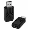 ASUS ROG AC09 90MP03T0-BRUA00 Polling Rate Booster hiirelle ja näppäimistölle, jopa 8000 Hz, musta