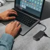 LogiLink USB 3.2 Gen1 4-porttinen keskitin musta 5000 Mbit/s ABS