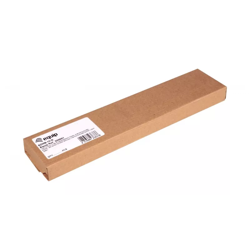 EQUIP EZMB-10-G -kaapelinhallintapaneeli — metalli, harmaa, 1U, 60 g