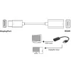 Techly IADAP-DP-HDMIF8K aktiivinen DisplayPort 1.4 (u) – HDMI (n) -sovitin, 8K, musta