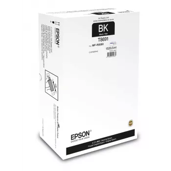 Epson musta XXL musteensyöttöyksikkö, erittäin (super) pitkä kantama, musta, pigmenttimuste, 1520,5 ml, 1 kpl