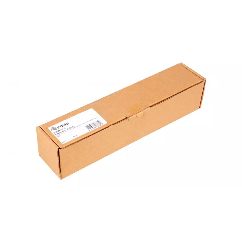 Equip EZMR-10-G 10 tuuman 1U kaapelinhallintapaneeli renkailla, vaaleanharmaa