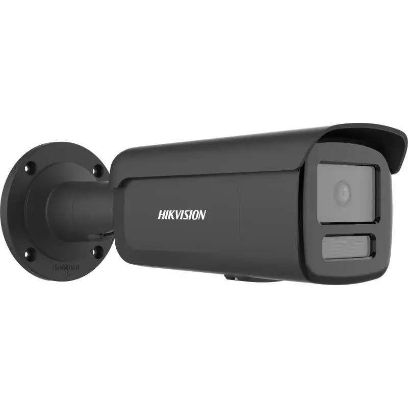Hikvision Pro Series DS-2CD2T86G2H-4I(2.8mm)(eF) IP-valvontakamera, 8 MP, 4K (3840 x 2160), AcuSense, DarkFighter, putkikamera, IP67, musta