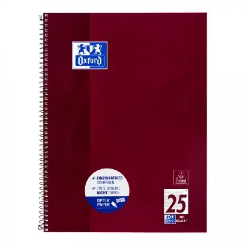 Vihko Oxford 100050355 A4 80 arkkia bordeaux
